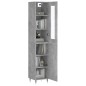 Highboard Betongrau 34,5x34x180 cm Holzwerkstoff Highboard Betongrau 34,5x34x180 cm Holzwerkstoff