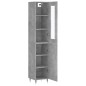 Highboard Betongrau 34,5x34x180 cm Holzwerkstoff Highboard Betongrau 34,5x34x180 cm Holzwerkstoff