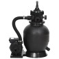 vidaXL Pool-Sandfilter mit 6-Wege-Ventil Schwarz vidaXL Pool-Sandfilter mit 6-Wege-Ventil Schwarz