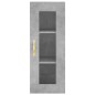 Highboard Betongrau 34,5x34x180 cm Holzwerkstoff Highboard Betongrau 34,5x34x180 cm Holzwerkstoff
