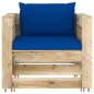 6-tlg. Garten-Lounge-Set mit Kissen Grün Imprägniertes Holz 6-tlg. Garten-Lounge-Set mit Kissen Grün Imprägniertes Holz