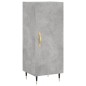 Highboard Betongrau 34,5x34x180 cm Holzwerkstoff Highboard Betongrau 34,5x34x180 cm Holzwerkstoff