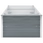 Garten-Hochbeet Verzinkter Stahl 240x80x45 cm Grau Garten-Hochbeet Verzinkter Stahl 240x80x45 cm Grau