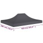 Partyzelt-Dach 4x3 m Anthrazit 270 g/m² Partyzelt-Dach 4x3 m Anthrazit 270 g/m²