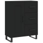 vidaXL Highboard Schwarz 69,5x34x180 cm Holzwerkstoff vidaXL Highboard Schwarz 69,5x34x180 cm Holzwerkstoff