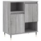 Sideboards 3 Stk. Grau Sonoma Holzwerkstoff Sideboards 3 Stk. Grau Sonoma Holzwerkstoff