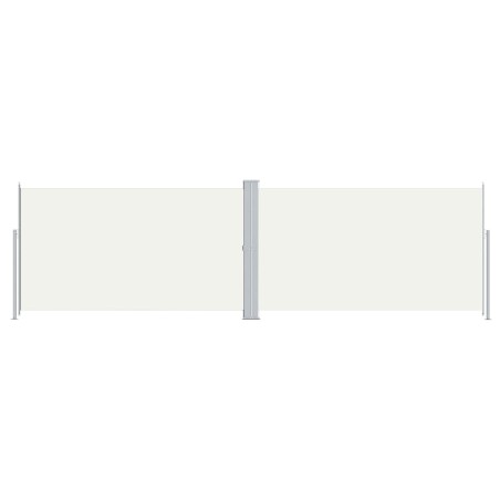 vidaXL Seitenmarkise Ausziehbar Creme 180x600 cm