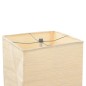 Standleuchte mit Stahlständer 135 cm Beige Standleuchte mit Stahlständer 135 cm Beige
