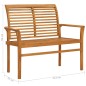 Gartenbank 112 cm Massivholz Teak Gartenbank 112 cm Massivholz Teak