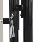 Zauntor (Einzeltor) Schwarz 100x125 cm Zauntor (Einzeltor) Schwarz 100x125 cm