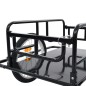 Fahrradanhänger 130x73x48,5 cm Stahl Schwarz Fahrradanhänger 130x73x48,5 cm Stahl Schwarz