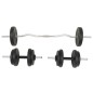 vidaXL Langhantel- und Kurzhantel-Set 30 kg vidaXL Langhantel- und Kurzhantel-Set 30 kg
