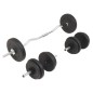 vidaXL Langhantel- und Kurzhantel-Set 30 kg vidaXL Langhantel- und Kurzhantel-Set 30 kg