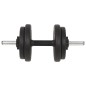vidaXL Langhantel- und Kurzhantel-Set 30 kg vidaXL Langhantel- und Kurzhantel-Set 30 kg