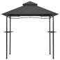 BBQ-Pavillon 240x150x255 cm Anthrazit Stahl BBQ-Pavillon 240x150x255 cm Anthrazit Stahl