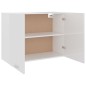 Hängeschrank Hochglanz-Weiß 80x31x60 cm Holzwerkstoff Hängeschrank Hochglanz-Weiß 80x31x60 cm Holzwerkstoff