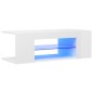 TV-Schrank mit LED-Leuchten Hochglanz-Weiß 90x39x30 cm TV-Schrank mit LED-Leuchten Hochglanz-Weiß 90x39x30 cm