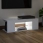 TV-Schrank mit LED-Leuchten Hochglanz-Weiß 90x39x30 cm TV-Schrank mit LED-Leuchten Hochglanz-Weiß 90x39x30 cm