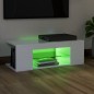 TV-Schrank mit LED-Leuchten Hochglanz-Weiß 90x39x30 cm TV-Schrank mit LED-Leuchten Hochglanz-Weiß 90x39x30 cm