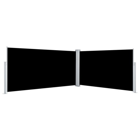 Seitenmarkise Ausziehbar Schwarz 160x600 cm
