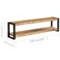 TV-Schrank 150 x 30 x 40 cm Mango-Massivholz TV-Schrank 150 x 30 x 40 cm Mango-Massivholz
