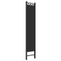 vidaXL 6-tlg. Paravent Schwarz 240x220 cm Stoff vidaXL 6-tlg. Paravent Schwarz 240x220 cm Stoff