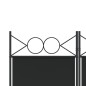 vidaXL 6-tlg. Paravent Schwarz 240x220 cm Stoff vidaXL 6-tlg. Paravent Schwarz 240x220 cm Stoff