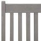 vidaXL Verstellbare Gartenstühle 3 Stk. Grau Massivholz Akazie vidaXL Verstellbare Gartenstühle 3 Stk. Grau Massivholz Akazie