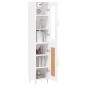 Highboard Weiß 34,5x34x180 cm Holzwerkstoff Highboard Weiß 34,5x34x180 cm Holzwerkstoff