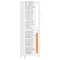 Highboard Weiß 34,5x34x180 cm Holzwerkstoff Highboard Weiß 34,5x34x180 cm Holzwerkstoff