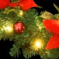 Weihnachtskranz mit LED-Leuchten Grün 60 cm PVC Weihnachtskranz mit LED-Leuchten Grün 60 cm PVC