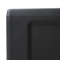 vidaXL Gartenschrank mit 1 Regal Schwarz und Grau vidaXL Gartenschrank mit 1 Regal Schwarz und Grau