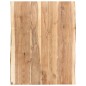 Tischplatte Massivholz Akazie 80x(50-60)x3,8 cm Tischplatte Massivholz Akazie 80x(50-60)x3,8 cm