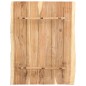 Tischplatte Massivholz Akazie 80x(50-60)x3,8 cm Tischplatte Massivholz Akazie 80x(50-60)x3,8 cm