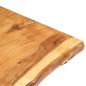 Tischplatte Massivholz Akazie 80x(50-60)x3,8 cm Tischplatte Massivholz Akazie 80x(50-60)x3,8 cm