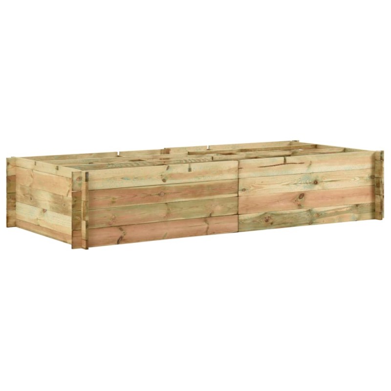 vidaXL Hochbeet Kiefernholz Imprägniert 197x100x40 cm vidaXL Hochbeet Kiefernholz Imprägniert 197x100x40 cm