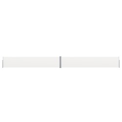 vidaXL Ausziehbare Seitenmarkise 140x1200 cm Creme