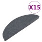 vidaXL Stufenmatten Selbstklebend 15 Stk. 56x17x3 cm Grau vidaXL Stufenmatten Selbstklebend 15 Stk. 56x17x3 cm Grau