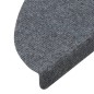 vidaXL Stufenmatten Selbstklebend 15 Stk. 56x17x3 cm Grau vidaXL Stufenmatten Selbstklebend 15 Stk. 56x17x3 cm Grau