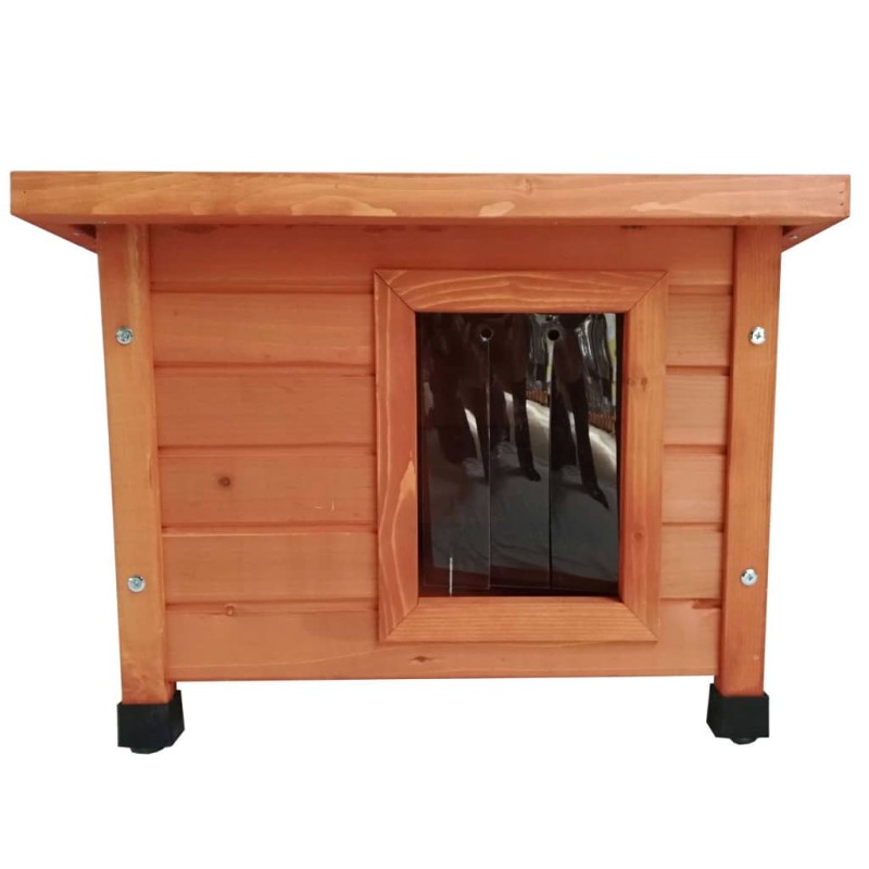 @Pet Outdoor Katzenhaus 57x45x43 cm Holz Braun @Pet Outdoor Katzenhaus 57x45x43 cm Holz Braun