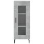 Highboard Betongrau 34,5x34x180 cm Holzwerkstoff Highboard Betongrau 34,5x34x180 cm Holzwerkstoff
