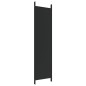 4-tlg. Paravent Schwarz 200x200 cm Stoff 4-tlg. Paravent Schwarz 200x200 cm Stoff