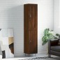 Highboard Braun Eichen-Optik 34,5x34x180 cm Holzwerkstoff Highboard Braun Eichen-Optik 34,5x34x180 cm Holzwerkstoff