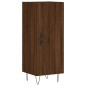 Highboard Braun Eichen-Optik 34,5x34x180 cm Holzwerkstoff Highboard Braun Eichen-Optik 34,5x34x180 cm Holzwerkstoff