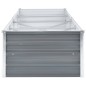 Garten-Hochbeet Verzinkter Stahl 320x80x45 cm Grau Garten-Hochbeet Verzinkter Stahl 320x80x45 cm Grau