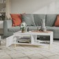 vidaXL Couchtisch Hochglanz-Weiß 90x60x35 cm Holzwerkstoff vidaXL Couchtisch Hochglanz-Weiß 90x60x35 cm Holzwerkstoff