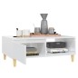 vidaXL Couchtisch Hochglanz-Weiß 90x60x35 cm Holzwerkstoff vidaXL Couchtisch Hochglanz-Weiß 90x60x35 cm Holzwerkstoff