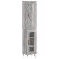 Highboard Grau Sonoma 34,5x34x180 cm Holzwerkstoff Highboard Grau Sonoma 34,5x34x180 cm Holzwerkstoff