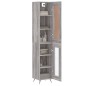 Highboard Grau Sonoma 34,5x34x180 cm Holzwerkstoff Highboard Grau Sonoma 34,5x34x180 cm Holzwerkstoff