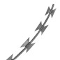 NATO-Draht Klingendraht Rolle Verzinkter Stahl 100 m NATO-Draht Klingendraht Rolle Verzinkter Stahl 100 m